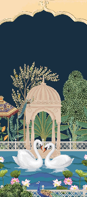 Rolgordijn verduisterend Tuin