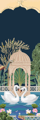 Rolgordijn verduisterend Tuin