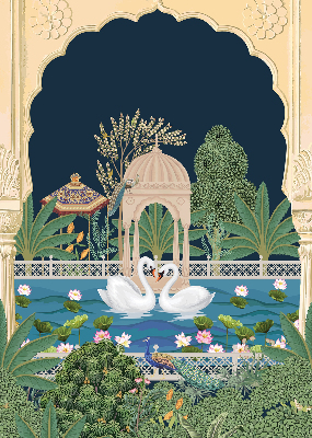 Rolgordijn verduisterend Tuin