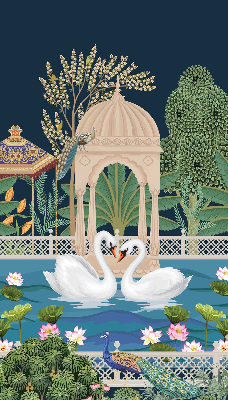 Rolgordijn verduisterend Tuin