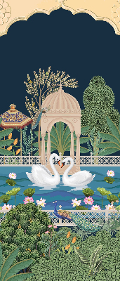 Rolgordijn verduisterend Tuin