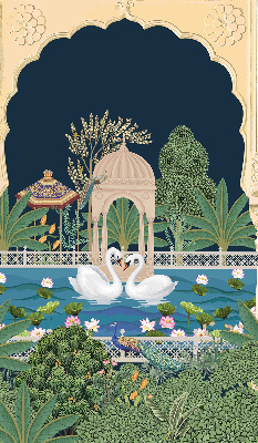 Rolgordijn verduisterend Tuin