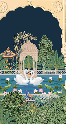 Rolgordijn verduisterend Tuin