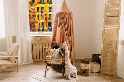 Rolgordijn verduisterend Geschilderde stad