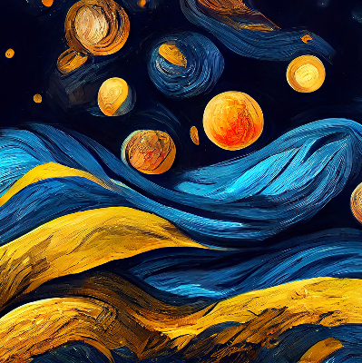 Rolgordijn voor het raam Planeten