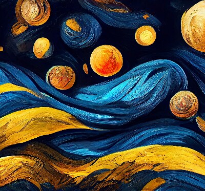 Rolgordijn voor het raam Planeten