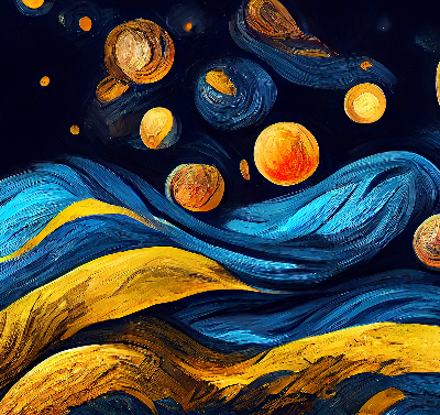 Rolgordijn voor het raam Planeten