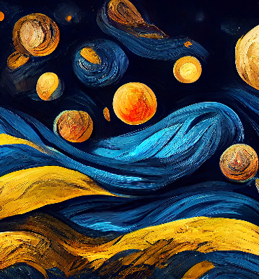 Rolgordijn voor het raam Planeten