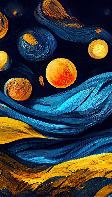 Rolgordijn voor het raam Planeten