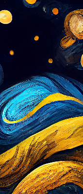 Rolgordijn voor het raam Planeten