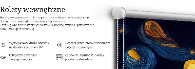 Rolgordijn voor het raam Planeten