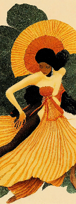 Rolgordijn verduisterend Danser