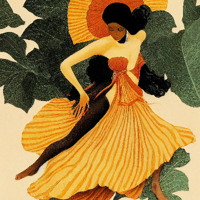 Rolgordijn verduisterend Danser