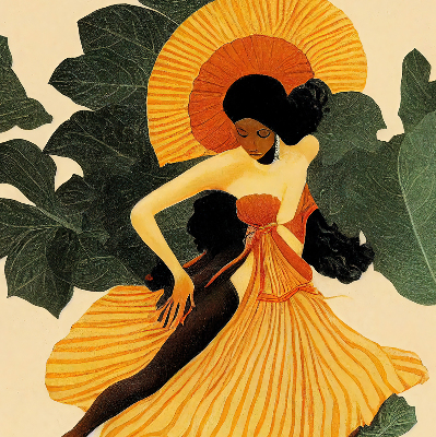 Rolgordijn verduisterend Danser