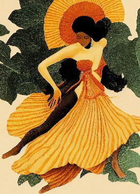 Rolgordijn verduisterend Danser