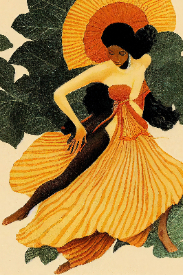 Rolgordijn verduisterend Danser