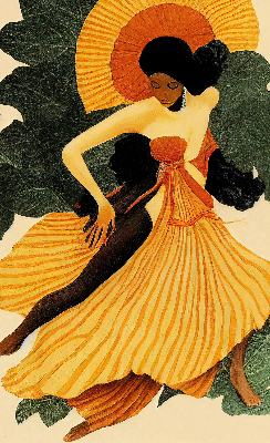 Rolgordijn verduisterend Danser