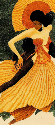 Rolgordijn verduisterend Danser