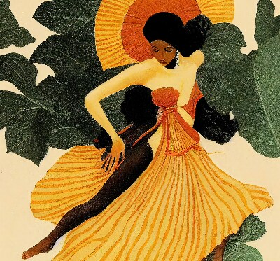 Rolgordijn verduisterend Danser