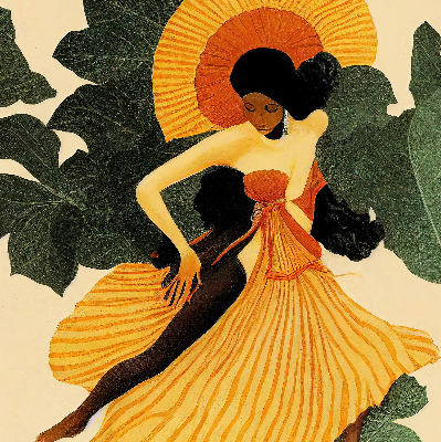 Rolgordijn verduisterend Danser