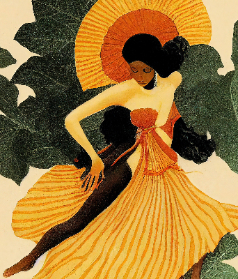 Rolgordijn verduisterend Danser