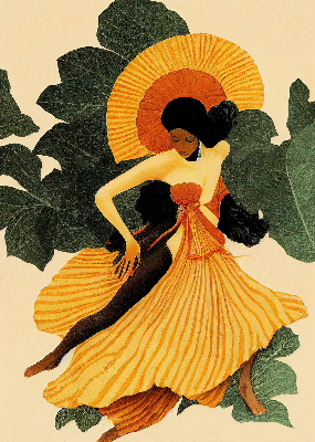 Rolgordijn verduisterend Danser