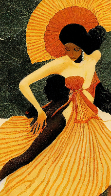 Rolgordijn verduisterend Danser