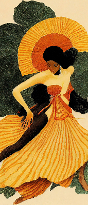 Rolgordijn verduisterend Danser