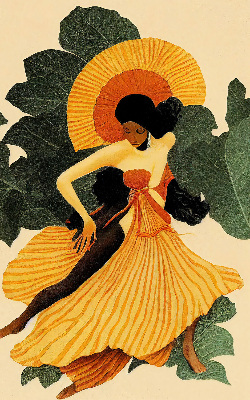 Rolgordijn verduisterend Danser