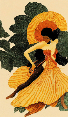 Rolgordijn verduisterend Danser