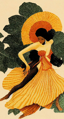 Rolgordijn verduisterend Danser