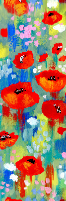 Rolgordijn verduisterend Klaprozenweide