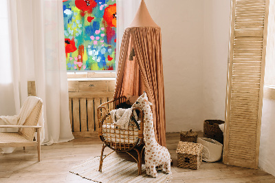 Rolgordijn verduisterend Klaprozenweide