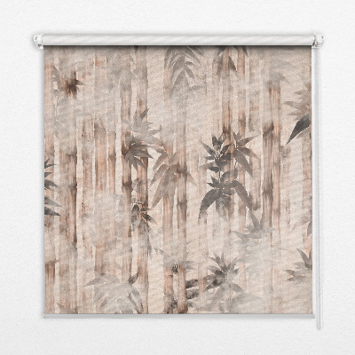 Rolgordijn voor het raam Bladeren