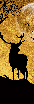 Rolgordijn verduisterend Herten 's nachts