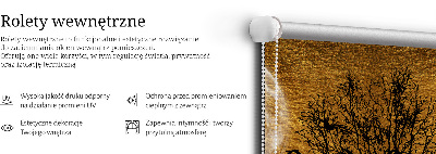 Rolgordijn verduisterend Herten 's nachts