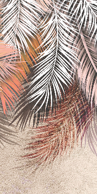 Rolgordijn voor het raam Bladeren