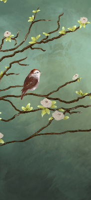 Rolgordijn verduisterend Vogels op een tak