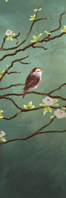 Rolgordijn verduisterend Vogels op een tak