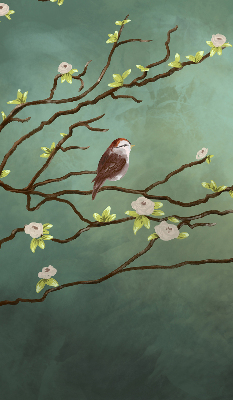 Rolgordijn verduisterend Vogels op een tak