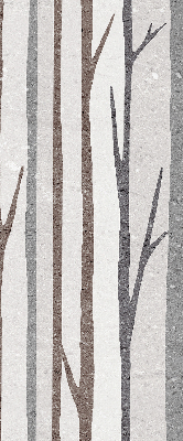 Rolgordijn verduisterend Boomstammen