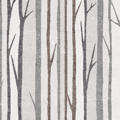 Rolgordijn verduisterend Boomstammen