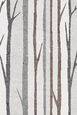 Rolgordijn verduisterend Boomstammen