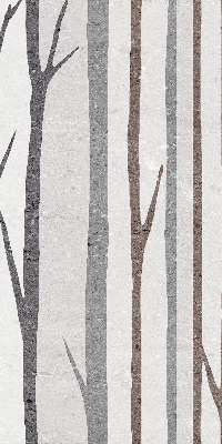 Rolgordijn verduisterend Boomstammen