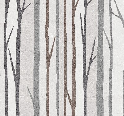 Rolgordijn verduisterend Boomstammen