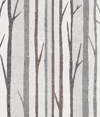 Rolgordijn verduisterend Boomstammen