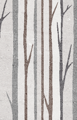 Rolgordijn verduisterend Boomstammen