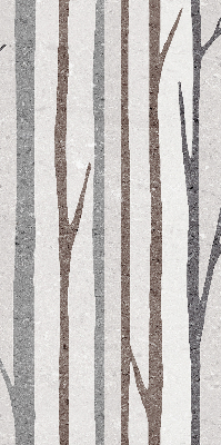 Rolgordijn verduisterend Boomstammen