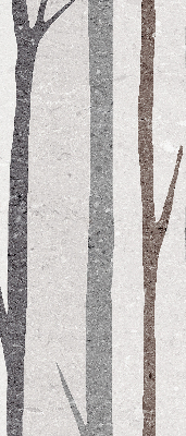 Rolgordijn verduisterend Boomstammen