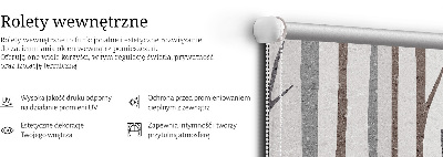 Rolgordijn verduisterend Boomstammen